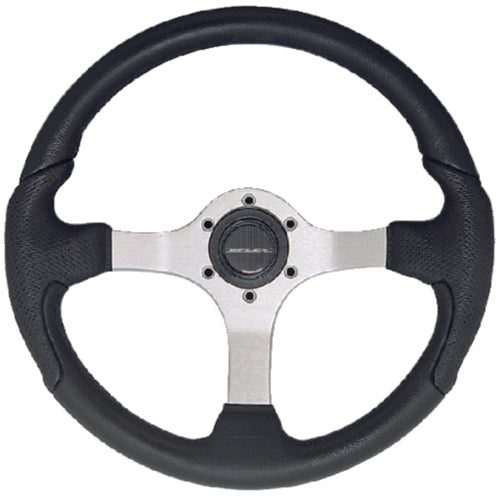 U-Flex Steering Wheel Nisida Satin Finish w/Black Grip NISIDABS | 2023