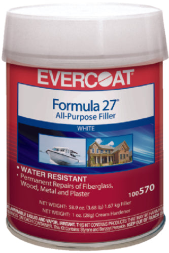 Evercoat Formula 27 All Purpose Filler Qt 100570
