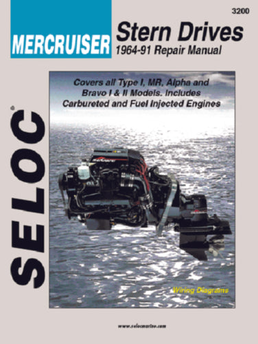 Seloc Manual Mercruiser Stern Drive 1964-1991 3200 2023