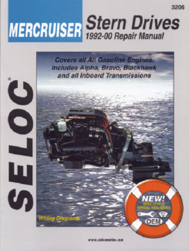 Seloc Manual Mercruiser Stern Drive/Inboard 1992-2000 3206 2023
