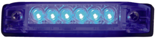 T-H Marine LED Slim Line Utility Light 6" Blue LED-51806-DP | 24