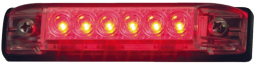 T-H Marine LED Slim Line Utility Light 4" Red LED-51803-DP | 24