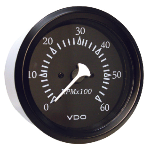 Seachoice Tachometer 6000rpm 3-3/8" Black 50-15241