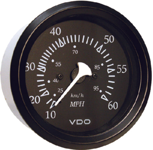 Seachoice Speedometer 60mph 3-3/8" Black 50-15231