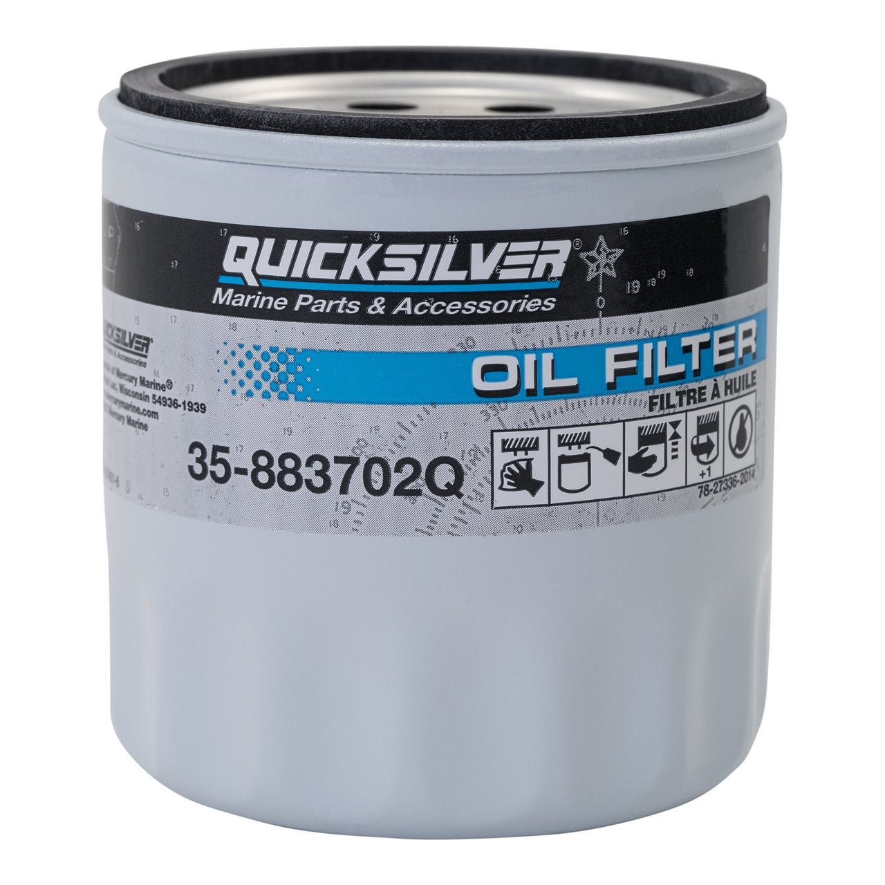 Mercury/Quicksilver Oil Filter MCM V-6 35-883702Q 2023