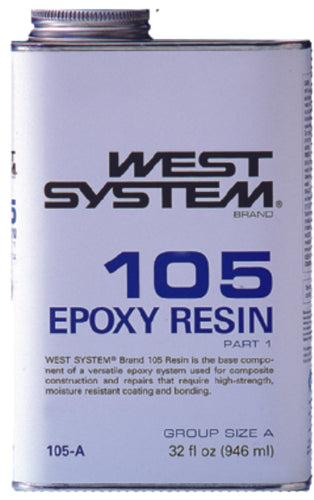 WEST SYSTEM Resine epoxy 105 + durcisseur 206 Pack A 1,2Kg - Résine époxy -  BigShip Accastillage - Accessoires pour bateaux