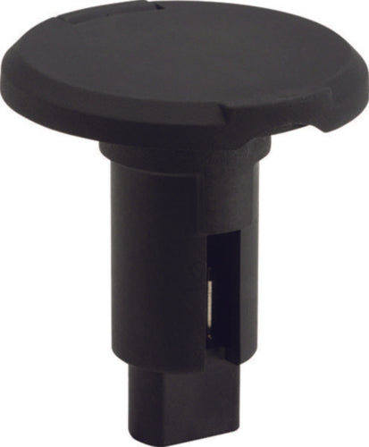 Attwood Light Plug-In Base Round 2-Pin Black 910R2PB-7