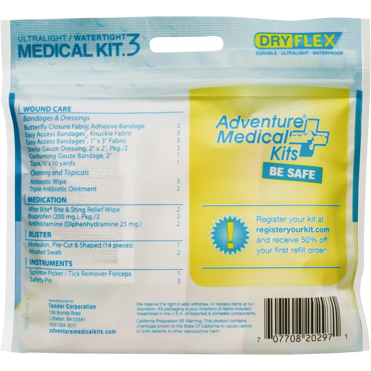 Adventure Medical First Aid Ultralight .3 Medical Kit 0125-0297 | 2024