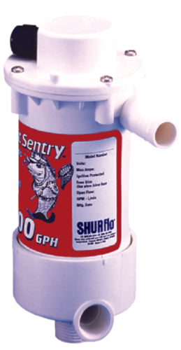Shurflo Bait Sentry Mag-Drive Livewell Pump 1100gph 1700-021-030 2023