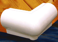 Taylor Dock Corner Bumper 6"x6" White 46015 | 26