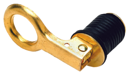 Seachoice Drain Plug Snap-Lock 1-1/4" Brass 50-18871