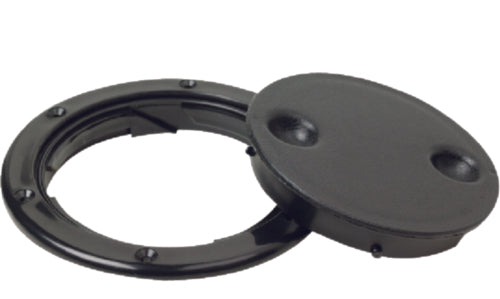 Seachoice Deck Plate Twist 'N' Lock 4" Black 50-39271