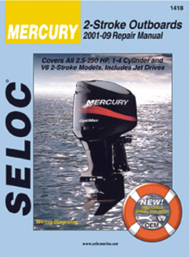 Seloc Manual Mercury O/B 2001-2014 1418 2023