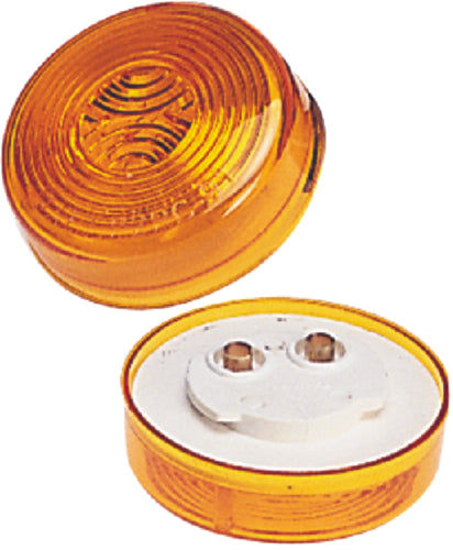 Wesbar Trailer Clearance/Side Marker Light 2" Round Amber 203380 | 2024