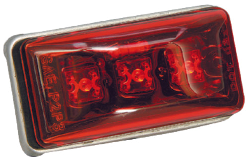 Wesbar LED Trailer Clearance/Side Marker Light Red 401566