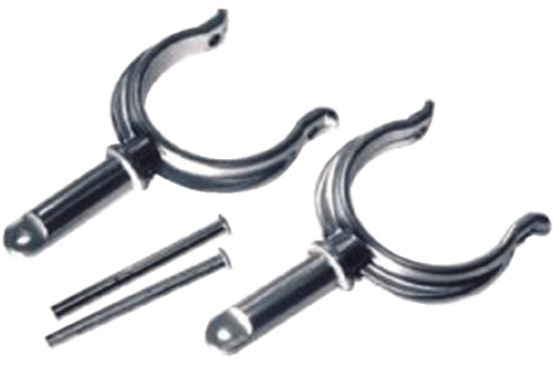 Seachoice Rowlock Horns 1/2" Chrome Pr 50-70501