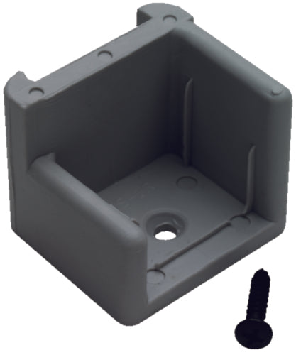 T-H Marine Door Stop Anti-Rattle Gray w/Ribs Right DS-1-RDP | 2023