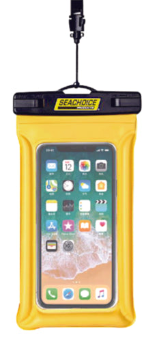 Seachoice Waterproof Floating Phone Holder 5"x9" Yellow 50-86853