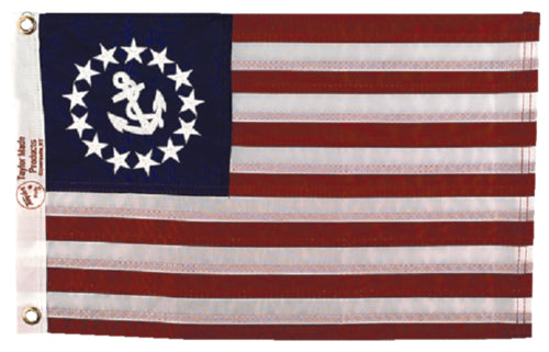 Taylor U.S. Yacht Ensign Flags 12"x18" Dlx Sewn 8118 | 24