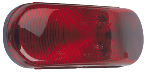 Wesbar Trailer Oval Tail Light Red Waterproof/Sealed w/Grommet 403080 | 2024