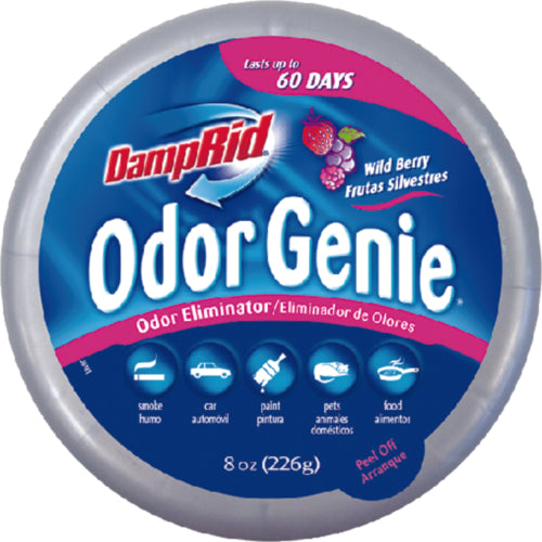 DampRid Odor Genie Freshner 8oz Wild Berry FG69H