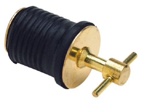 Seachoice Drain Plug Twist-Lock 1-/4" Brass 50-18861