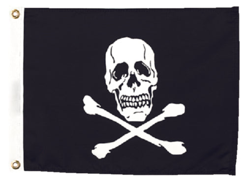 Seachoice Jolly Roger Flag 12"x18" Nylon 50-78251