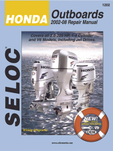 Seloc Manual Honda O/B 2002-2014 1202 2023