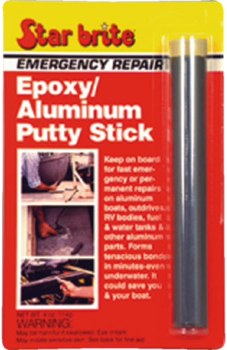 Starbrite Emergency Repair Epoxy/Aluminum Putty Stick 4oz 87004