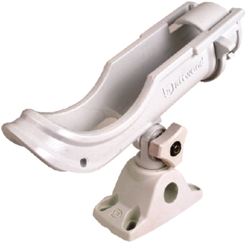 Attwood Rod Holder w/Bi-Axis Mnt White 5009-W4