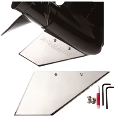 LUAUTO Polished Stainless Steel Skeg Guard For Mercury Mercruiser Alpha I Gen II (1991-2023)