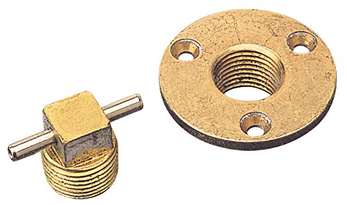 Seadog Bilge Drain Plug w/T-Handle ONLY Brass 1/2" 520043-1 | 2024