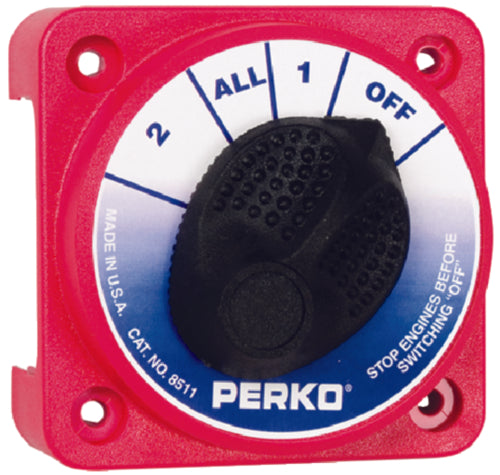 Perko Battery Switch 1, 2, Both, Off 8511-DP