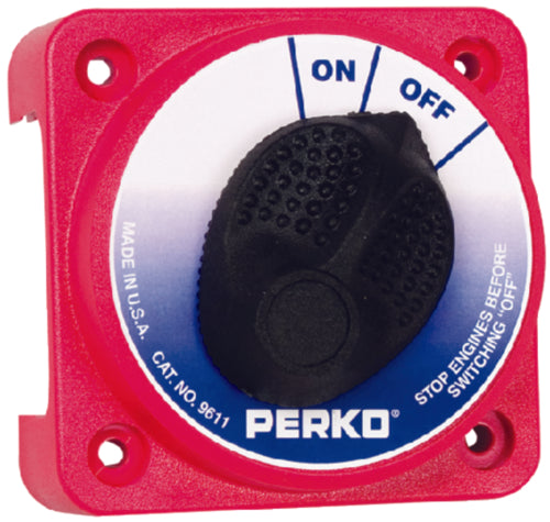 Perko Battery Switch On/Off Compact 9611-DP