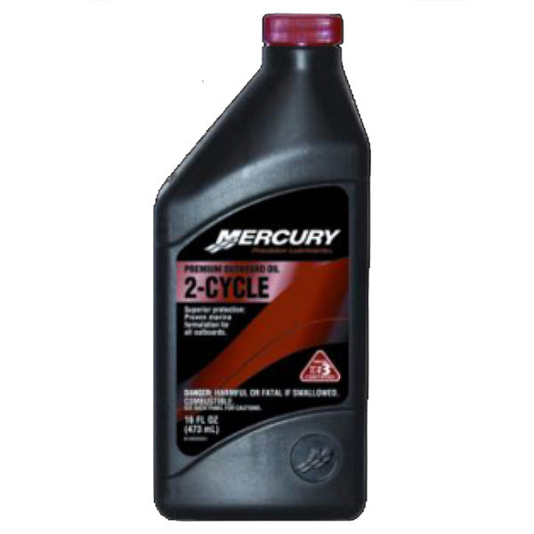 Mercury Premium 2-Cycle TC-W-3 O/B Oil 16oz Ea 92-858020K01 | 24