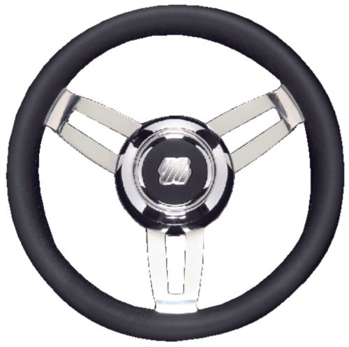 U-Flex Steering Wheel Morosini Black Poly Chrome Hub MOROSINIUCHB | 2023