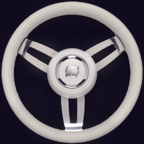 U-Flex Steering Wheel Morosini White Poly Chrome MOROSINIUCHW | 2023