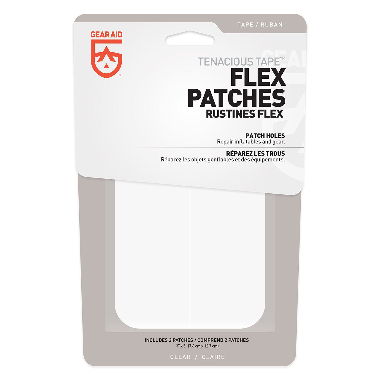 Gear Aid Tenacious Tape Flex Patches 3"x5" 2-Pak 10800