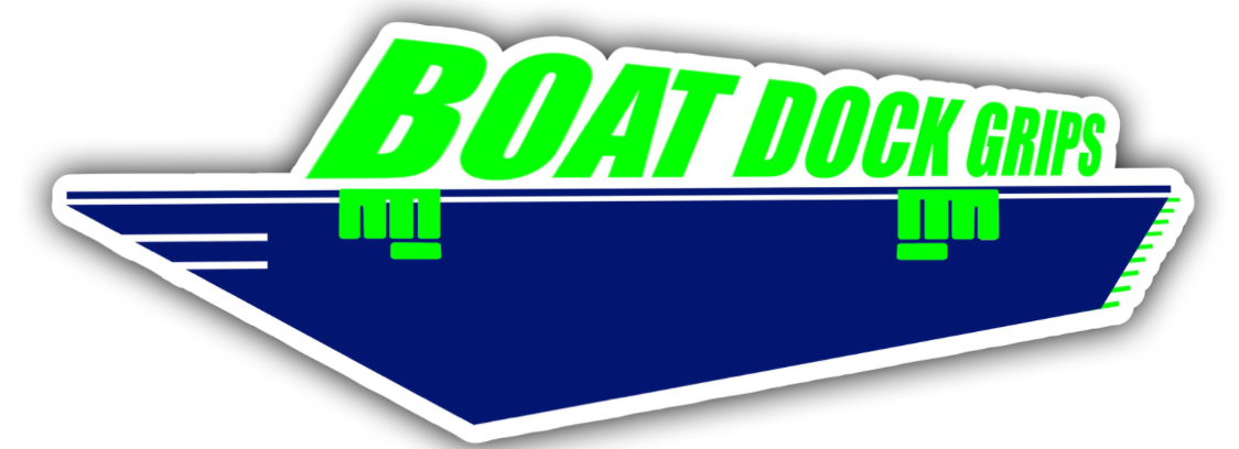 Boat Dock Grips GRN W/Wht Lines 3/8"x4.3FT | 2019