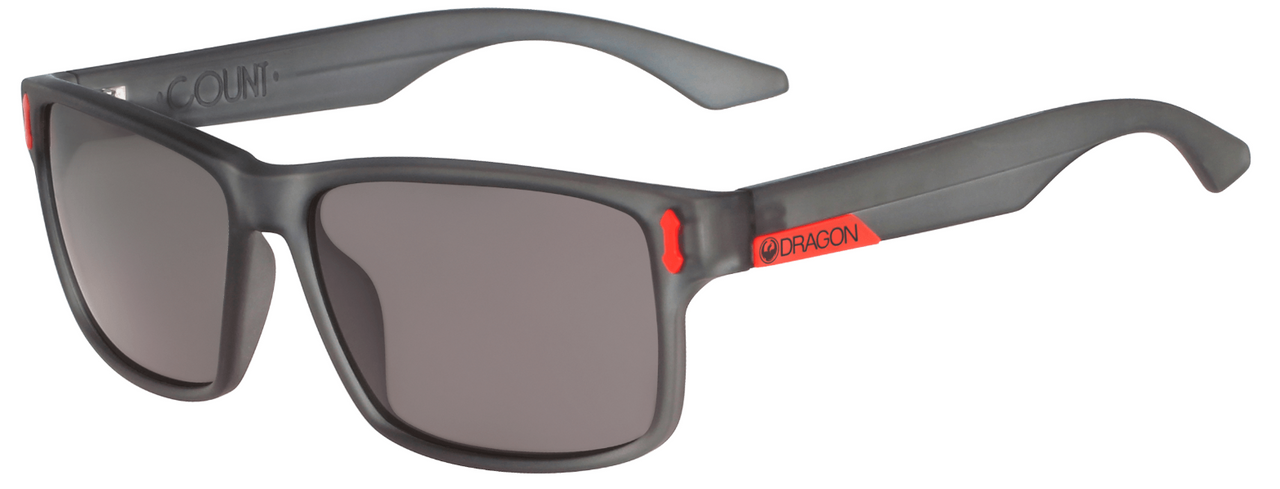 Dragon Count Sunglasses Matte Grey