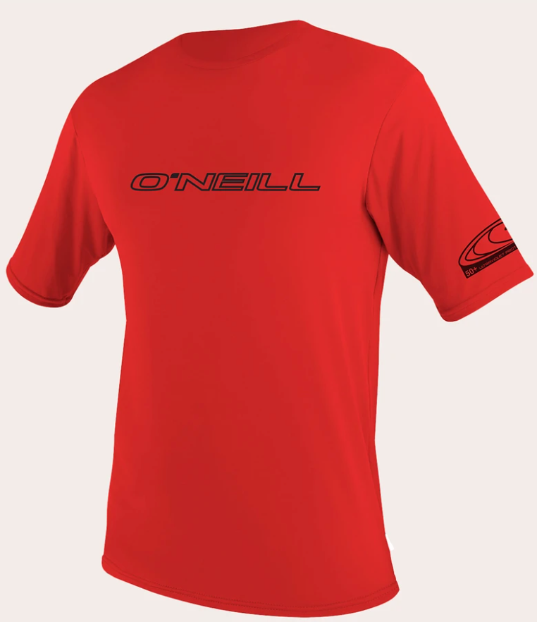 O'neill Basic UPF 50+ S/S Sun Shirt Red | 2020