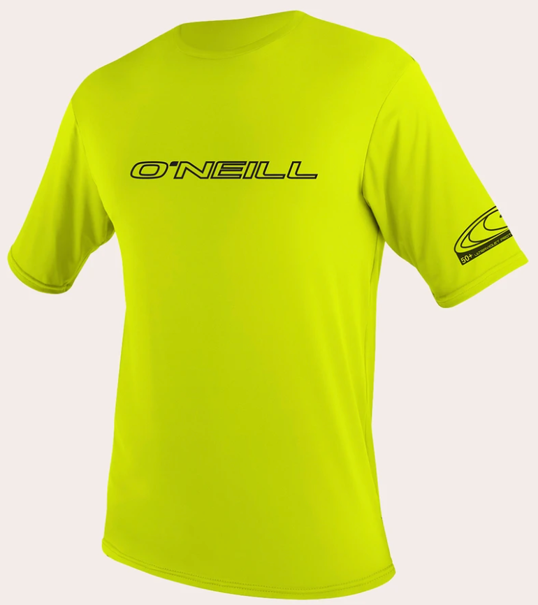 O'neill Basic UPF 50+ S/S Sun Shirt Lime | 2020