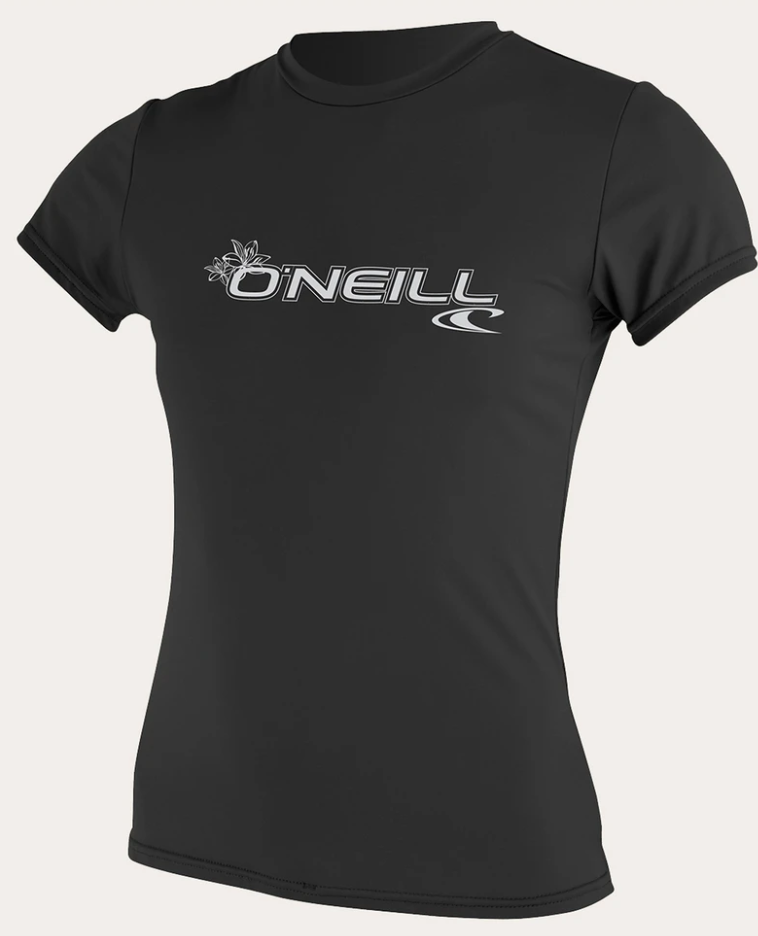 O'neill Women's Basic UPF 50+ S/S Sun Shirt BLK | 2020