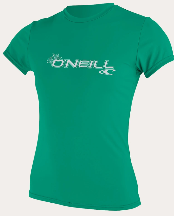 O'neill Women's Basic UPF 50+ S/S Sun Shirt Seaglass | 2020