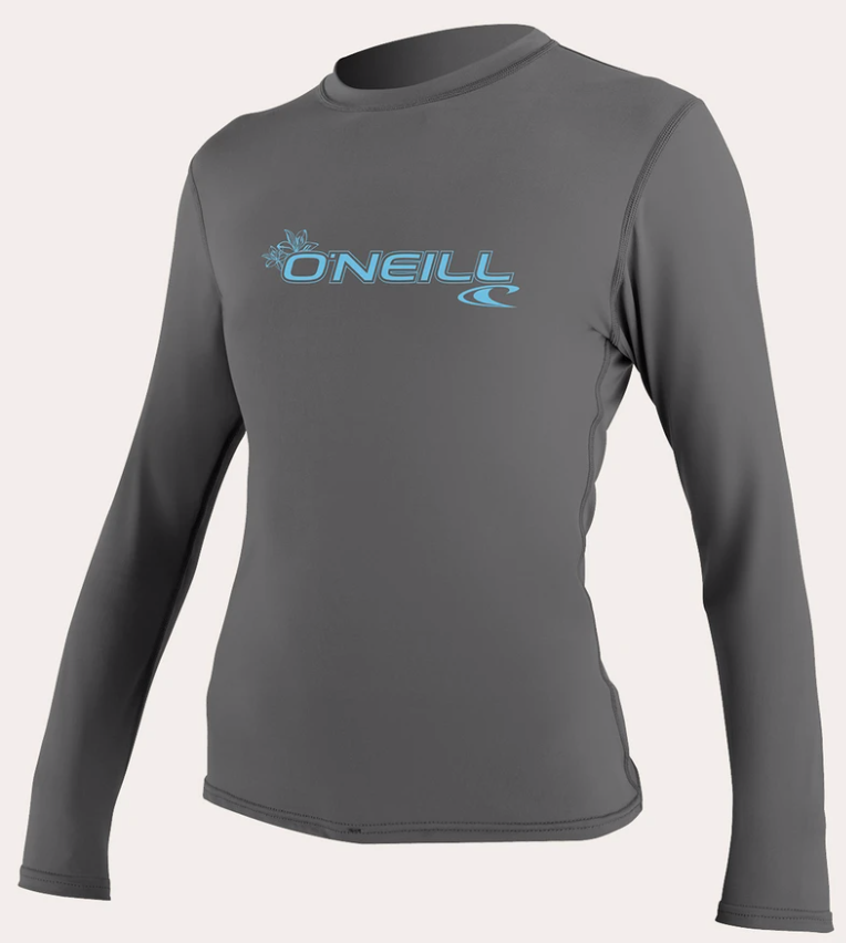 O'neill Women's Basic UPF 50+ L/S Sun Shirt Graphite | 2020