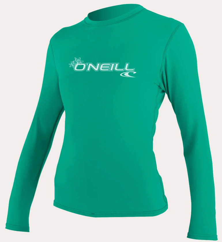 O'neill Women's Basic UPF 50+ L/S Sun Shirt Seaglass | 2020