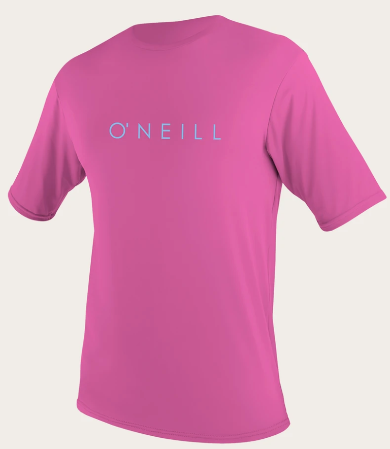 O'neill Youth Basic UPF 30+ S/S Sun Shirt FOX PINK | 2020