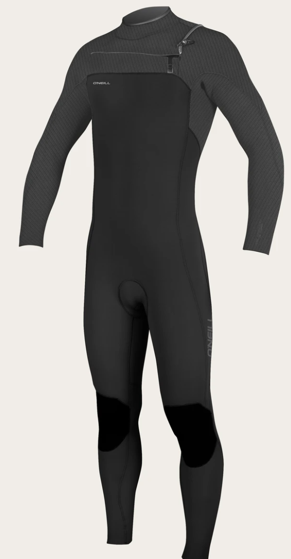 O'neill Youth Hyperfreak CZ L/S Full 3/2mm Wetsuit BLK/GRAPH