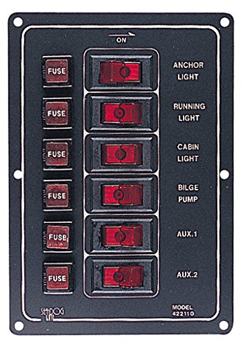 Seadog Illuminated Switch Panel 6 Switch 422110-1 | 2024