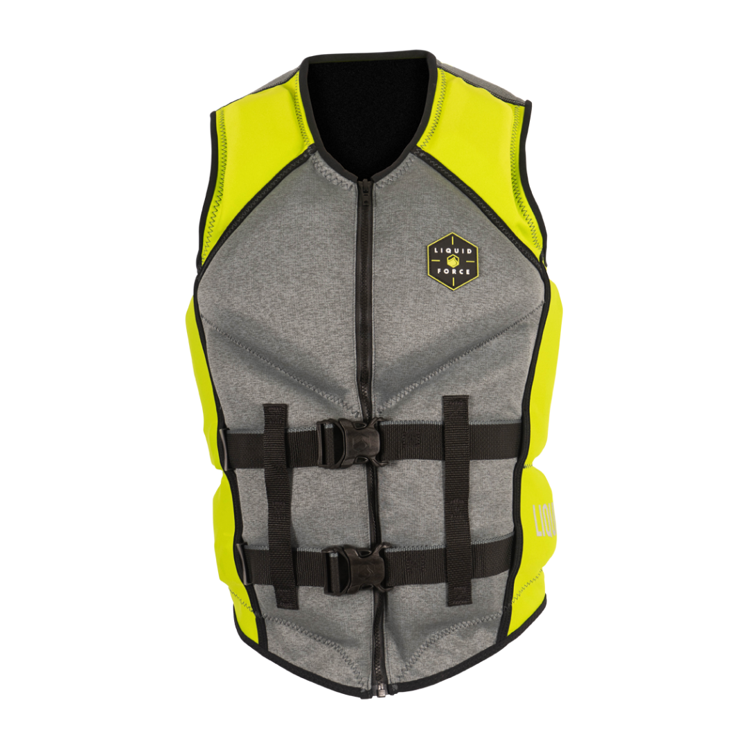 Liquid Force Watson CGA Life Vest - Gray & Yellow | Sale!